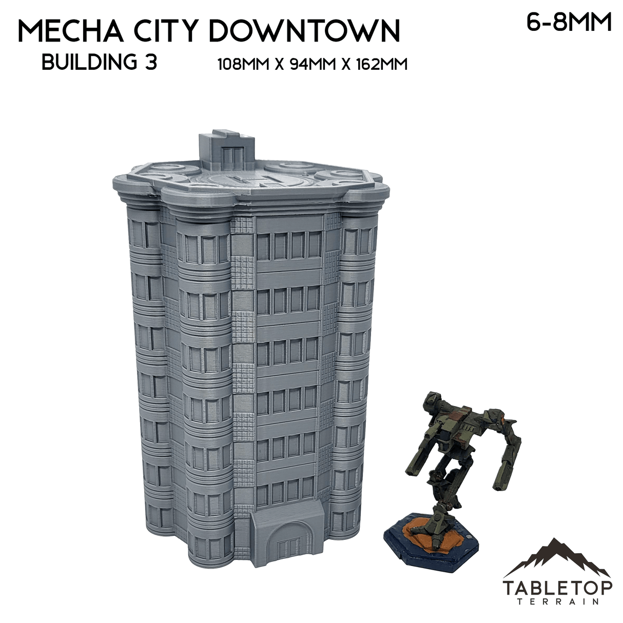 Tabletop Terrain Building Mecha City Downtown Buildings - Bundle 2