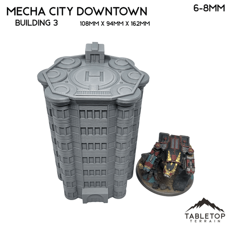 Tabletop Terrain Building Mecha City Downtown Buildings - Bundle 2