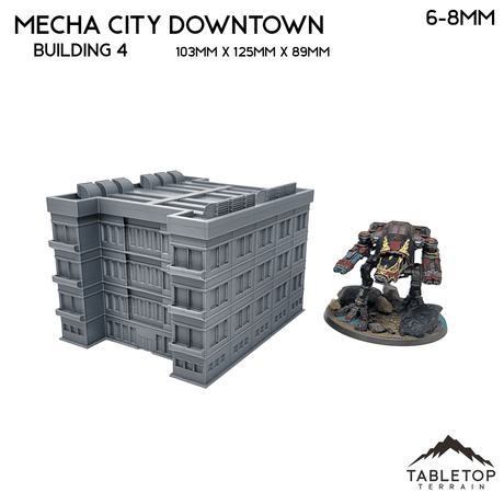 Tabletop Terrain Building Mecha City Downtown Buildings - Bundle 2