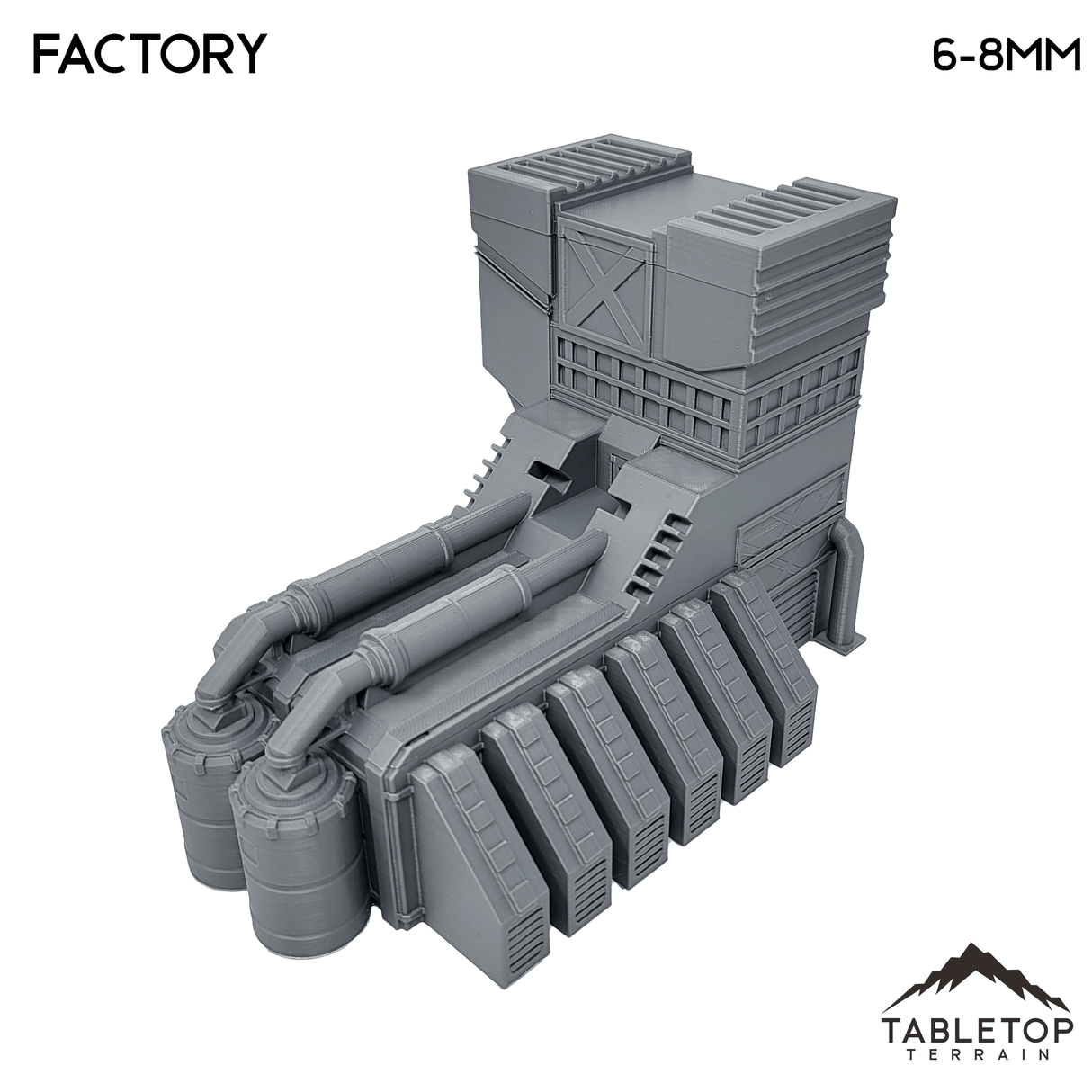 Tabletop Terrain Building Mecha City Factory