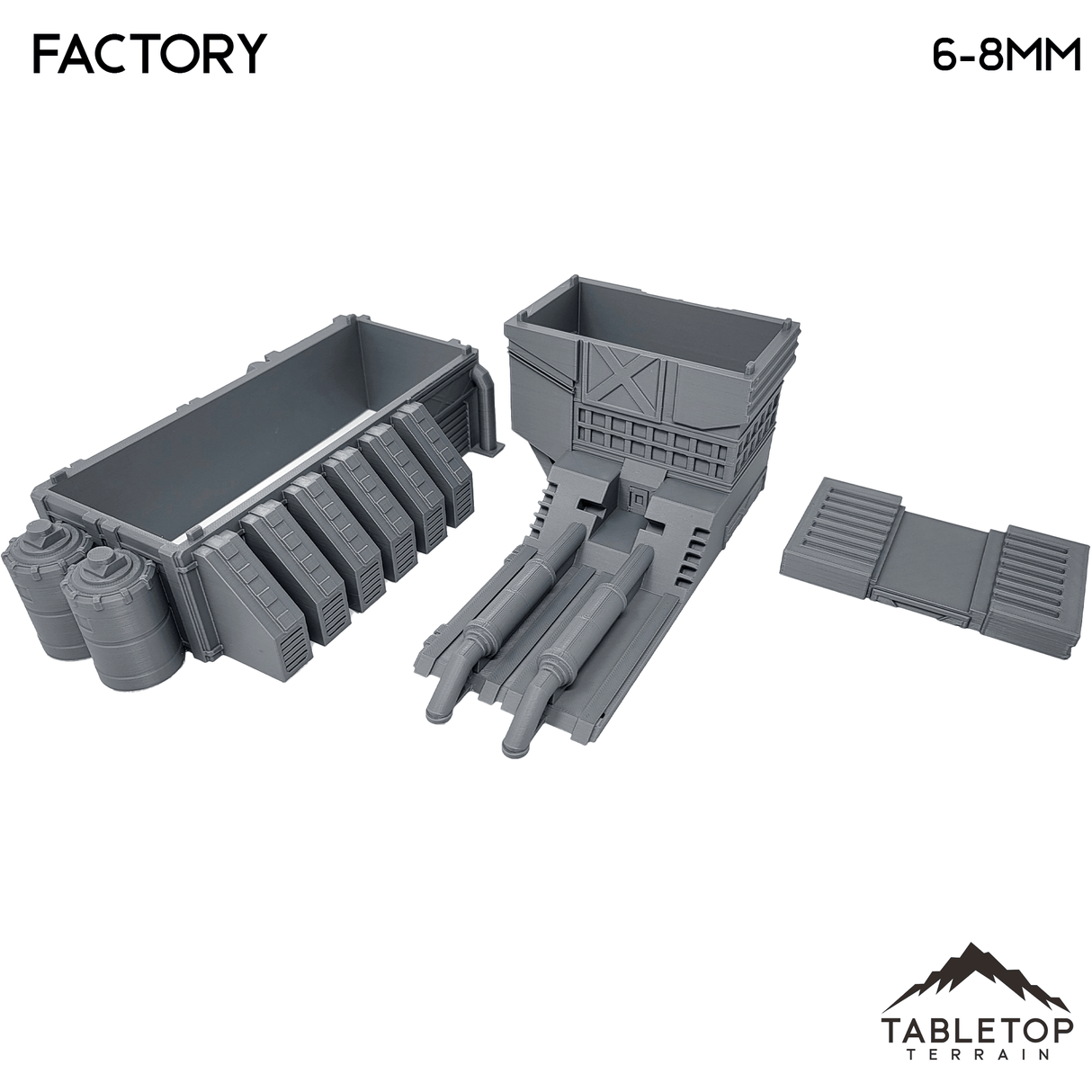 Tabletop Terrain Building Mecha City Factory