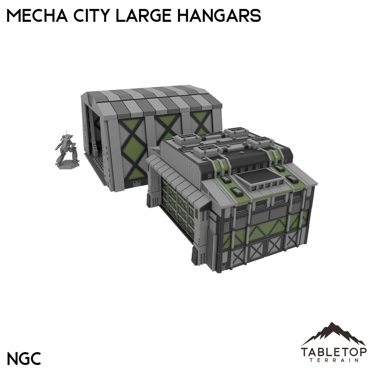 Tabletop Terrain Building Mecha City Large Hangars