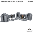 Tabletop Terrain Building Mecha City Pipeline Factory Scatter