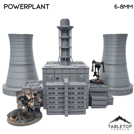 Tabletop Terrain Building Mecha City Powerplant