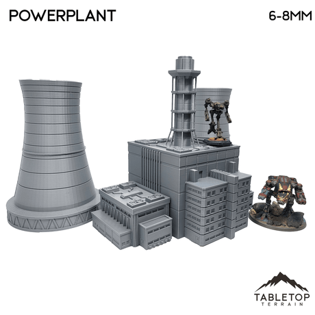 Tabletop Terrain Building Mecha City Powerplant