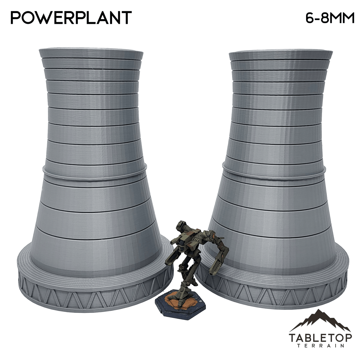 Tabletop Terrain Building Mecha City Powerplant