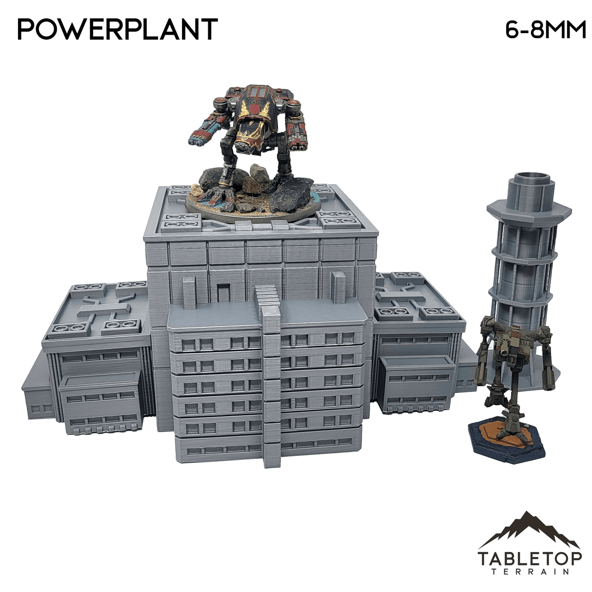 Tabletop Terrain Building Mecha City Powerplant