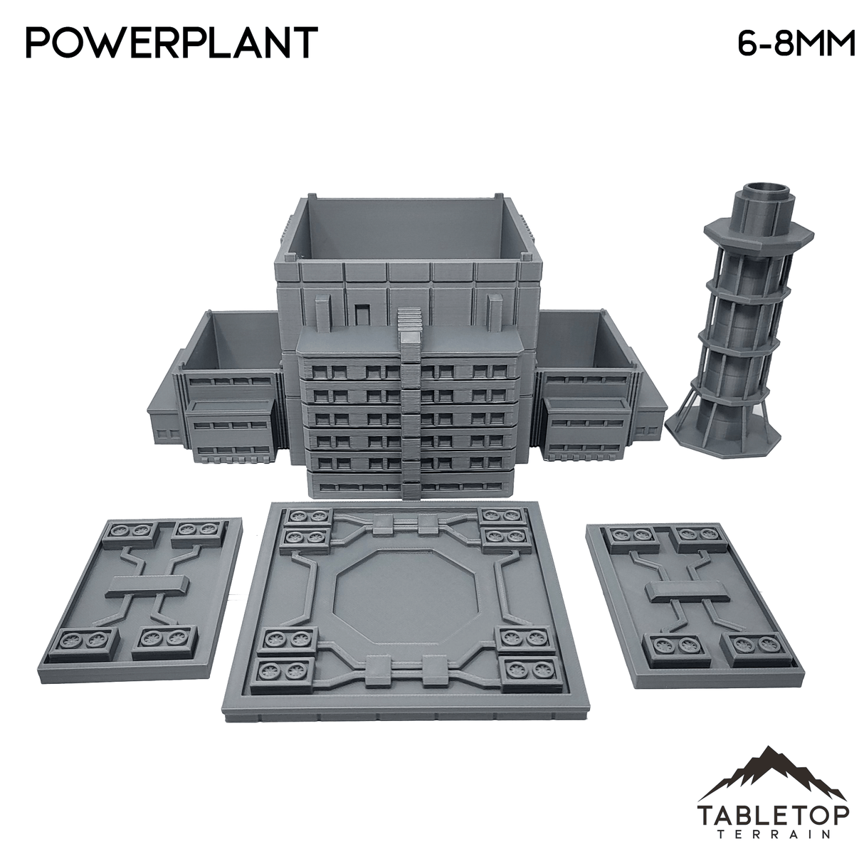 Tabletop Terrain Building Mecha City Powerplant