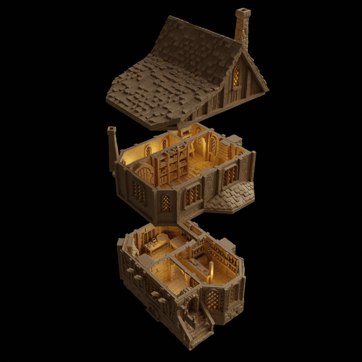 Tabletop Terrain Building Medieval Apothecary