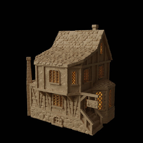 Tabletop Terrain Building Medieval Apothecary