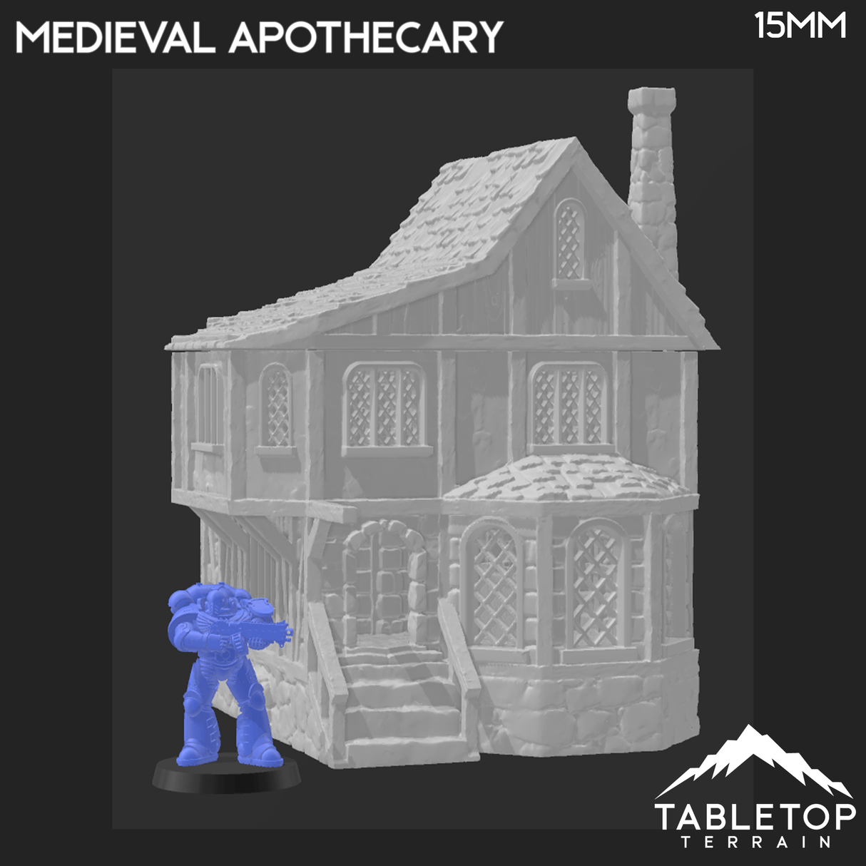Tabletop Terrain Building Medieval Apothecary