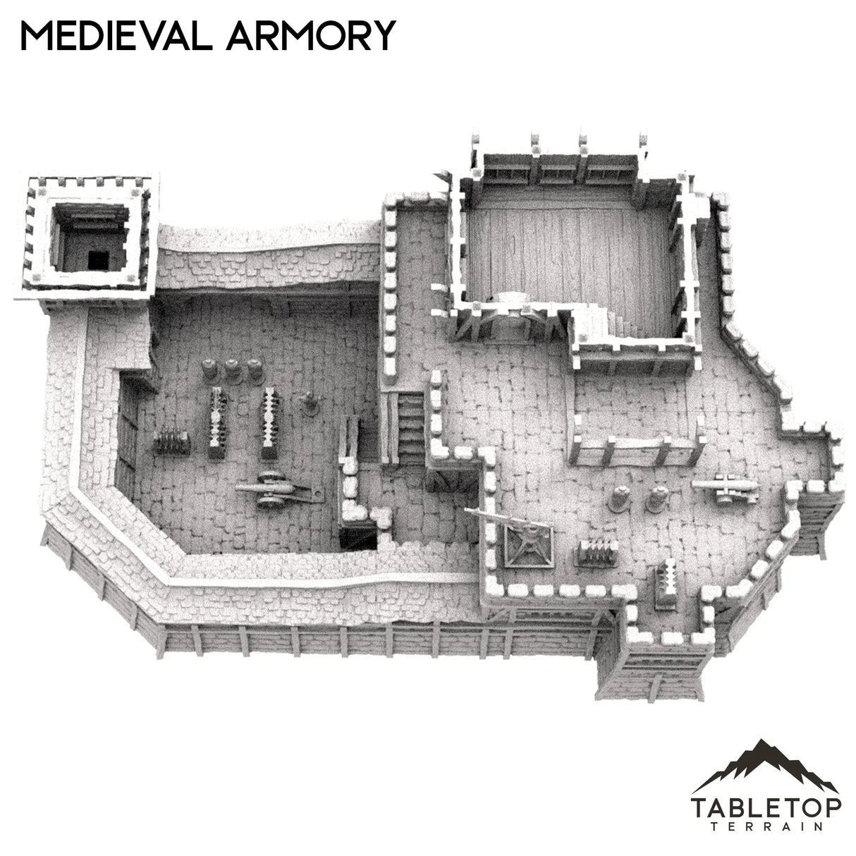 Tabletop Terrain Building Medieval Armory