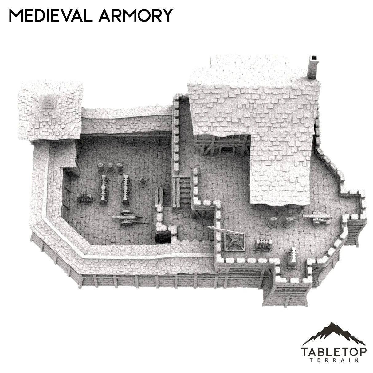 Tabletop Terrain Building Medieval Armory