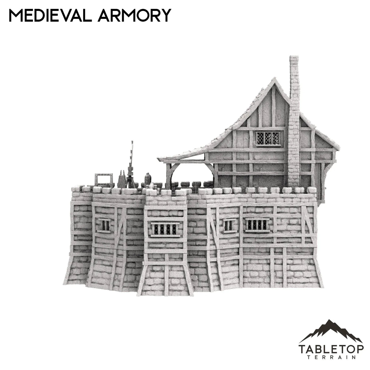 Tabletop Terrain Building Medieval Armory