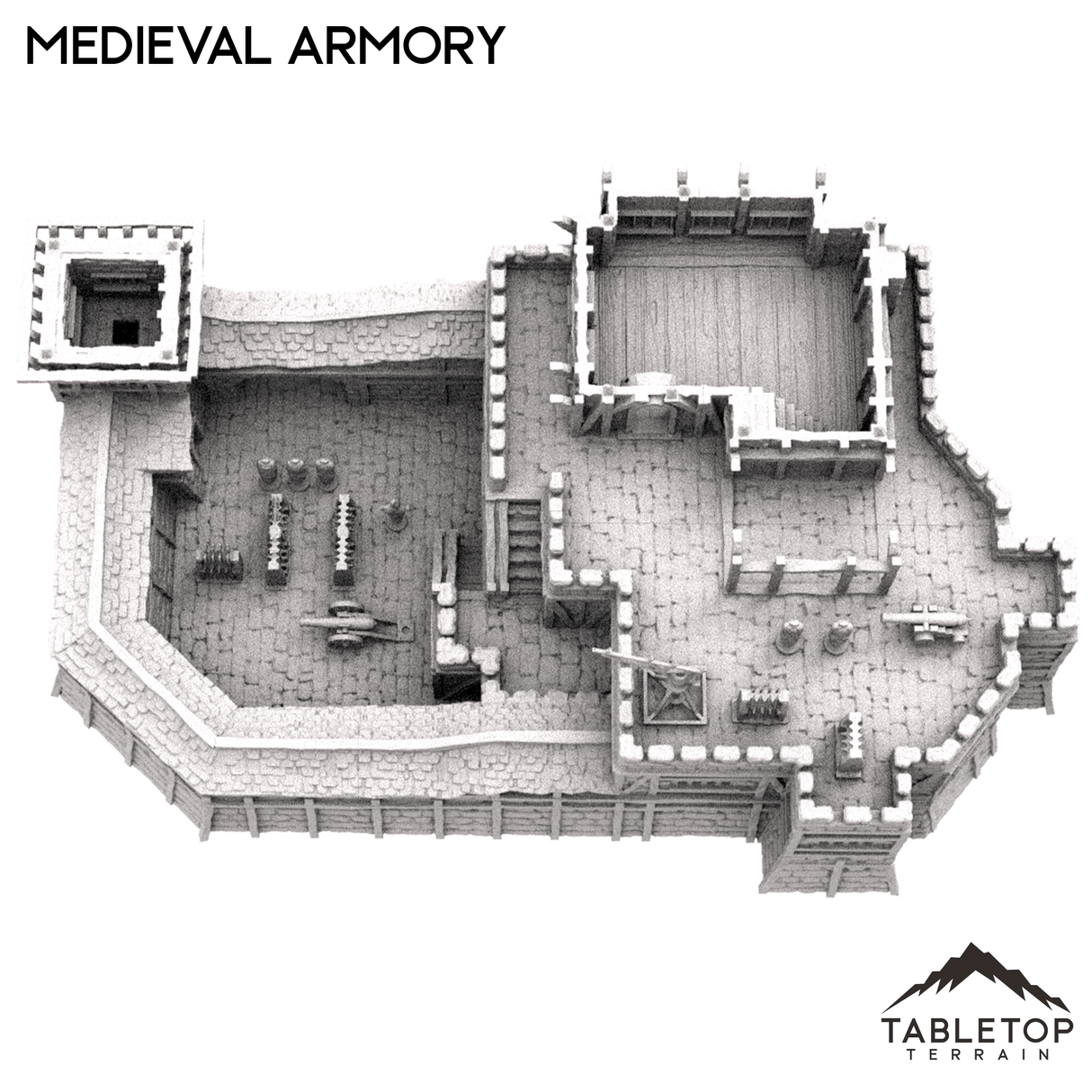 Tabletop Terrain Building Medieval Armory