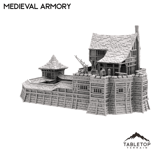 Tabletop Terrain Building Medieval Armory