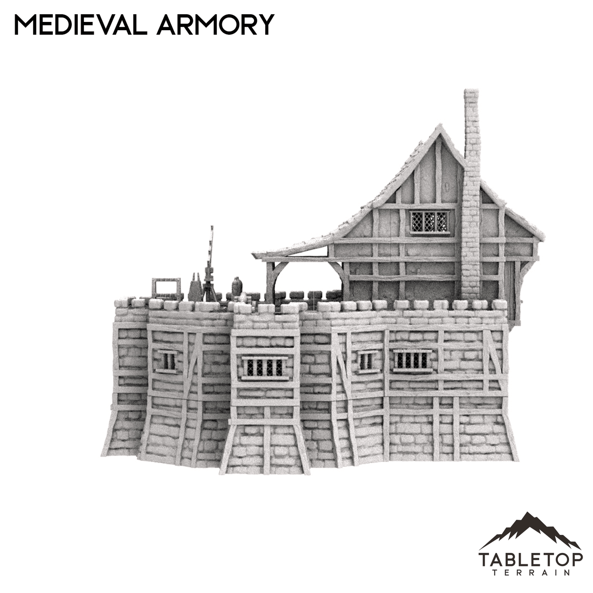 Tabletop Terrain Building Medieval Armory