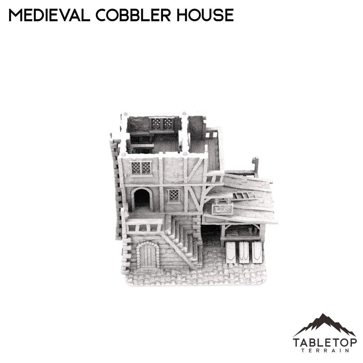 Tabletop Terrain Building Medieval Cobbler House