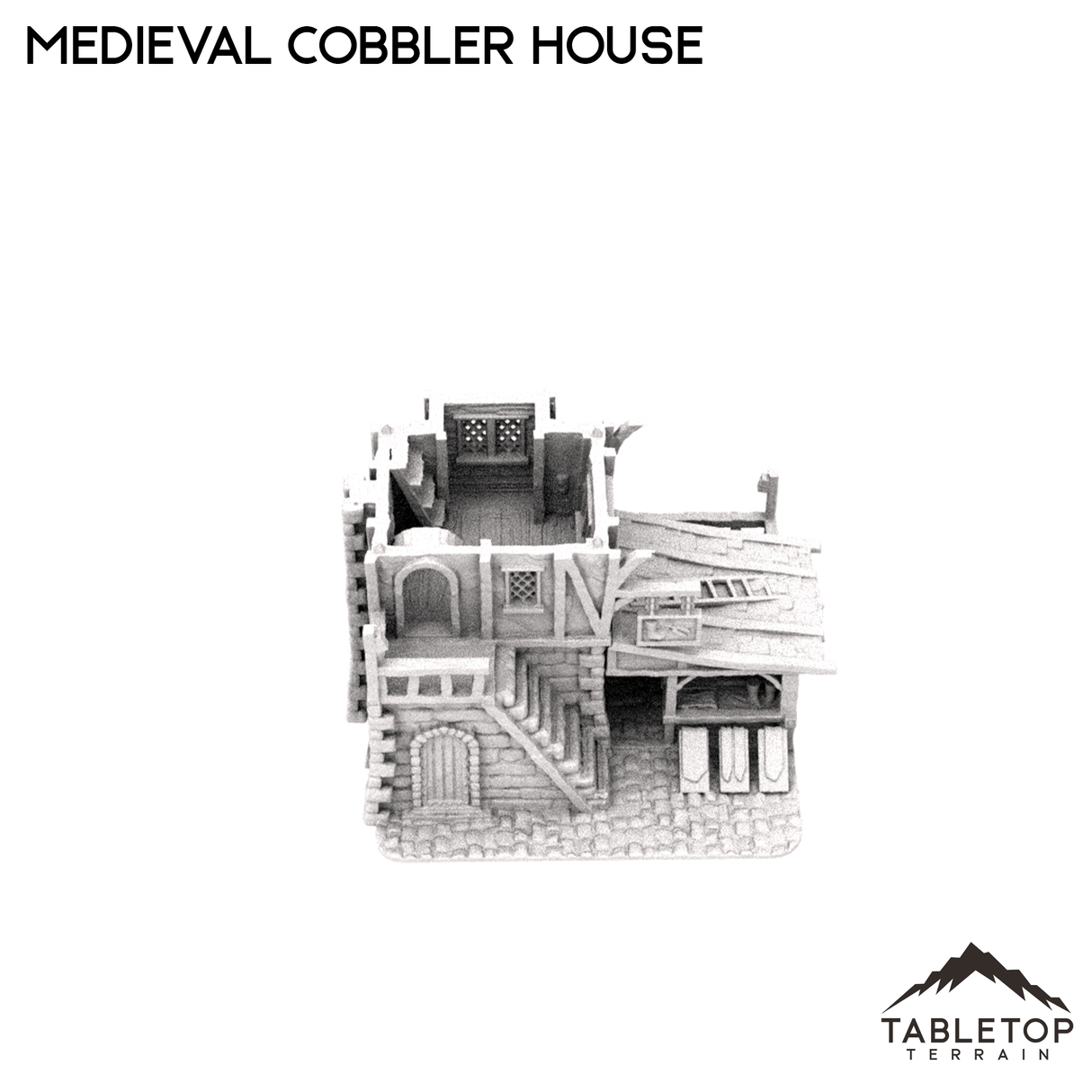 Tabletop Terrain Building Medieval Cobbler House