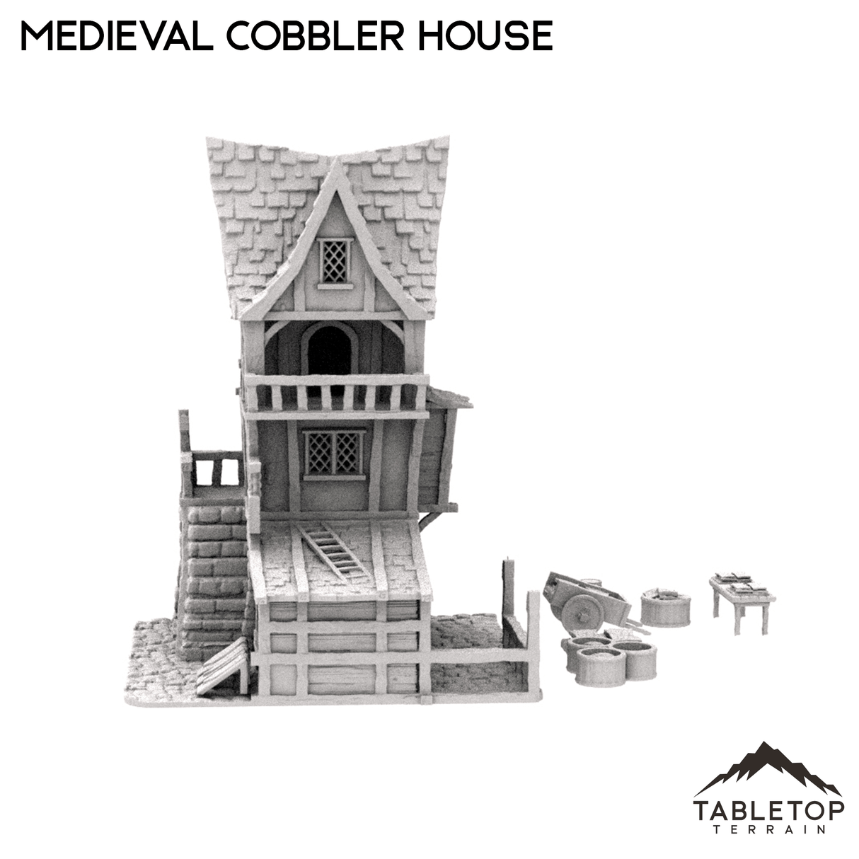 Tabletop Terrain Building Medieval Cobbler House