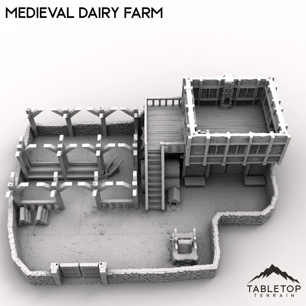 Tabletop Terrain Building Medieval Dairy Farm