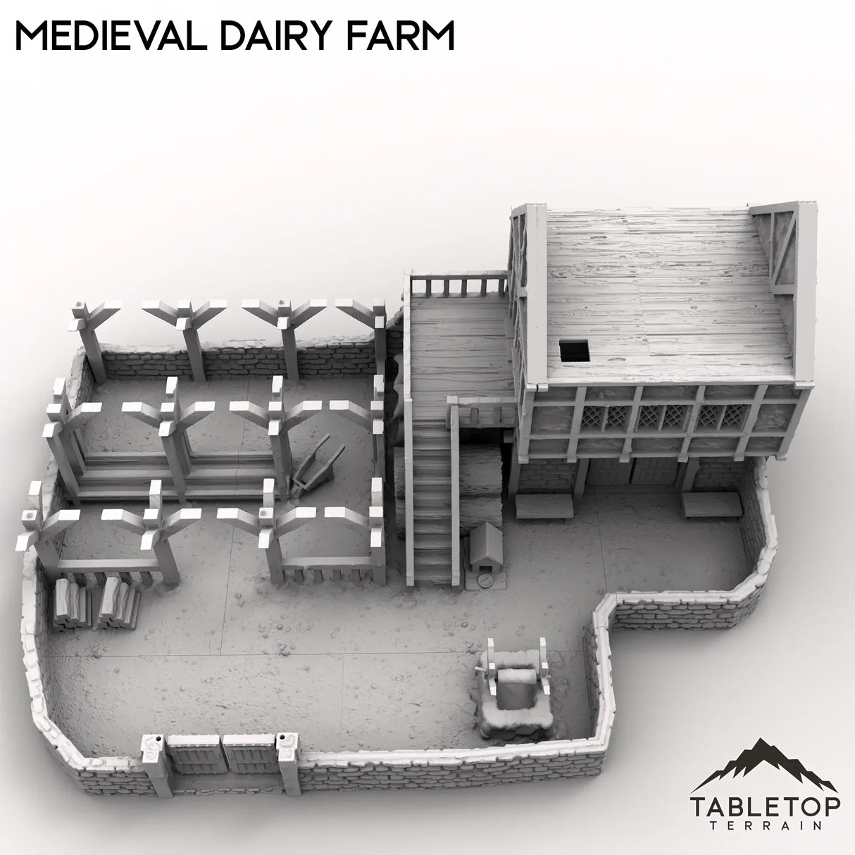 Tabletop Terrain Building Medieval Dairy Farm