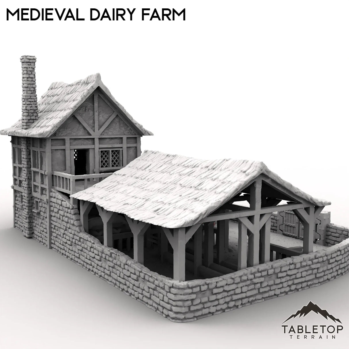 Tabletop Terrain Building Medieval Dairy Farm