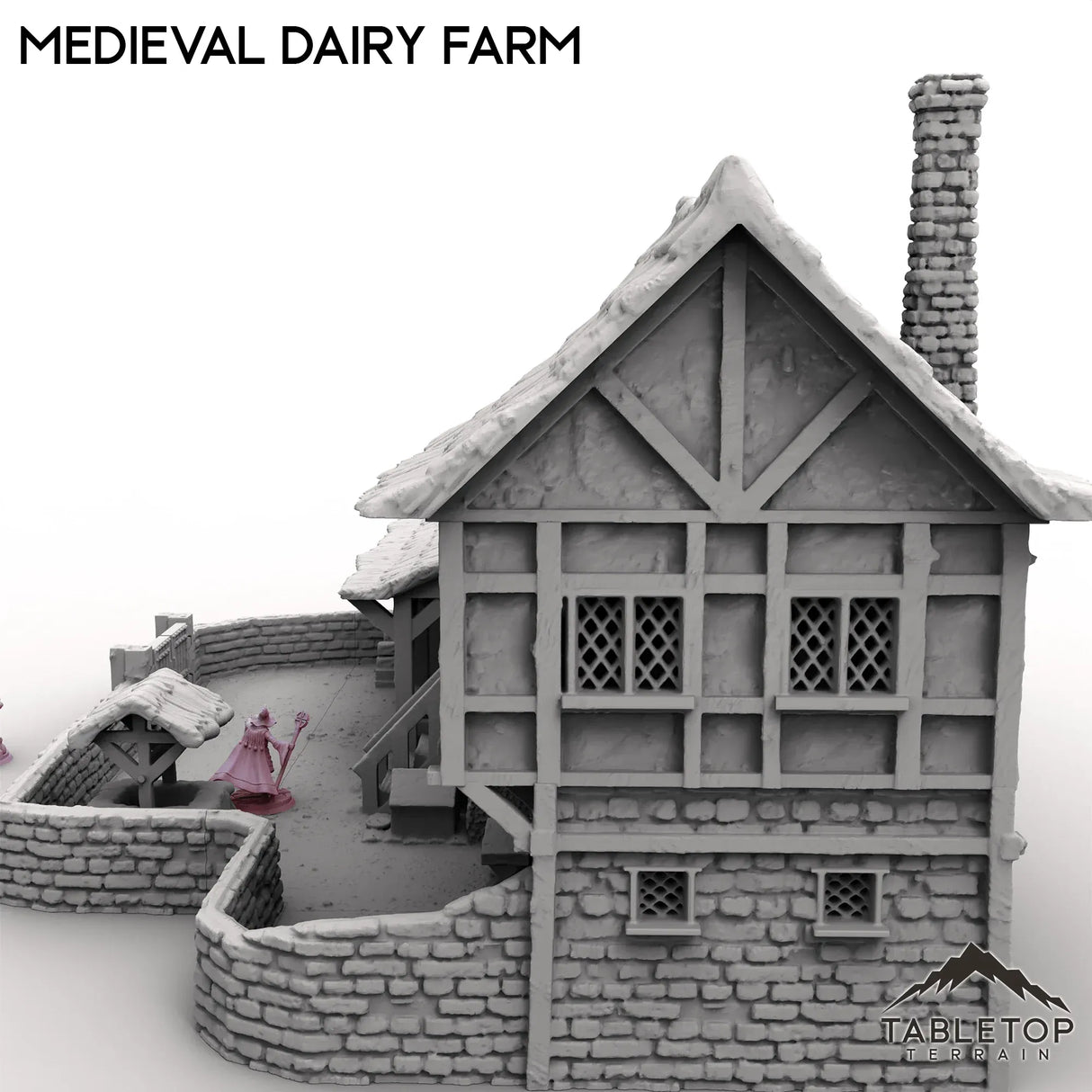 Tabletop Terrain Building Medieval Dairy Farm