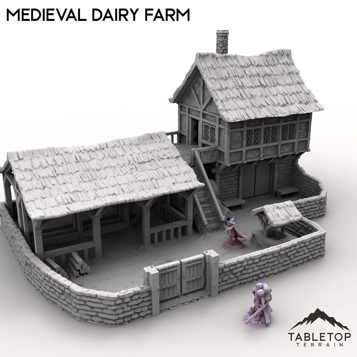 Tabletop Terrain Building Medieval Dairy Farm