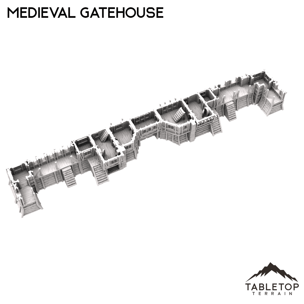 Tabletop Terrain Building Medieval Gatehouse
