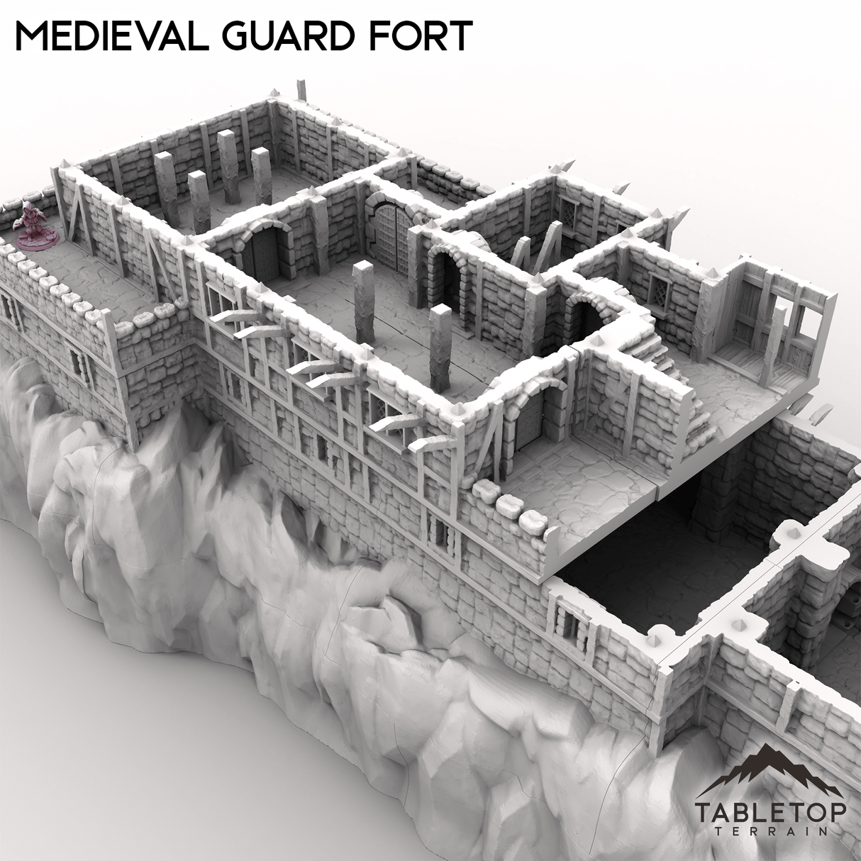 Tabletop Terrain Building Medieval Guard Fort