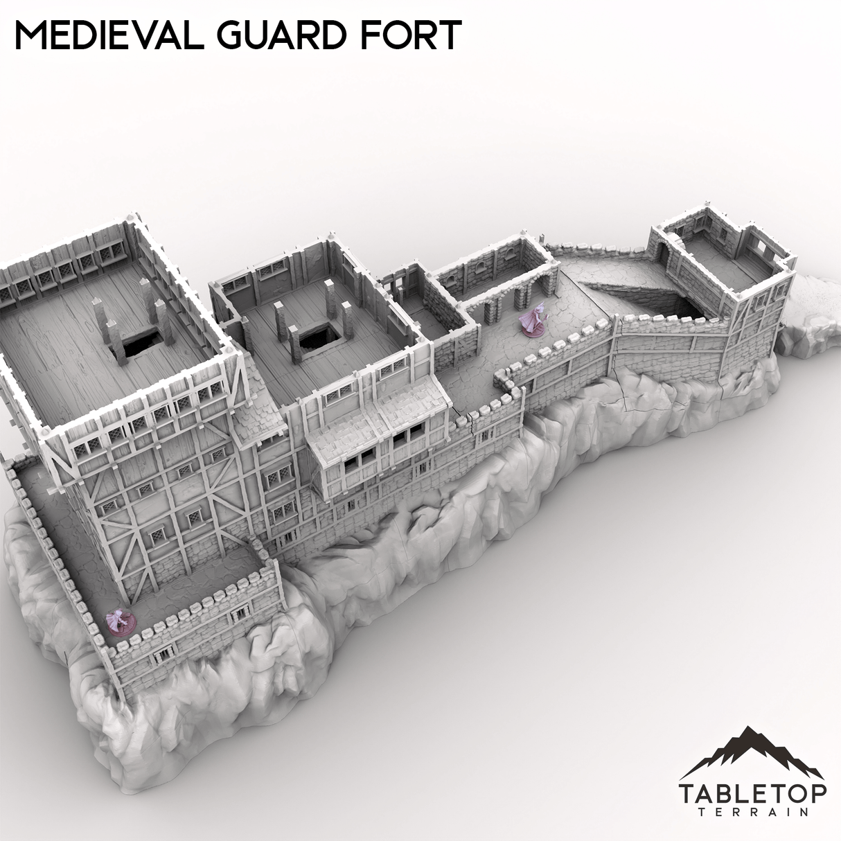 Tabletop Terrain Building Medieval Guard Fort