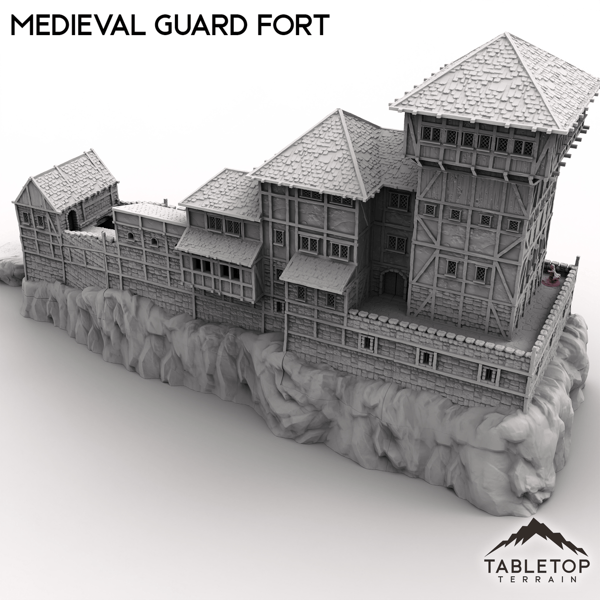 Tabletop Terrain Building Medieval Guard Fort