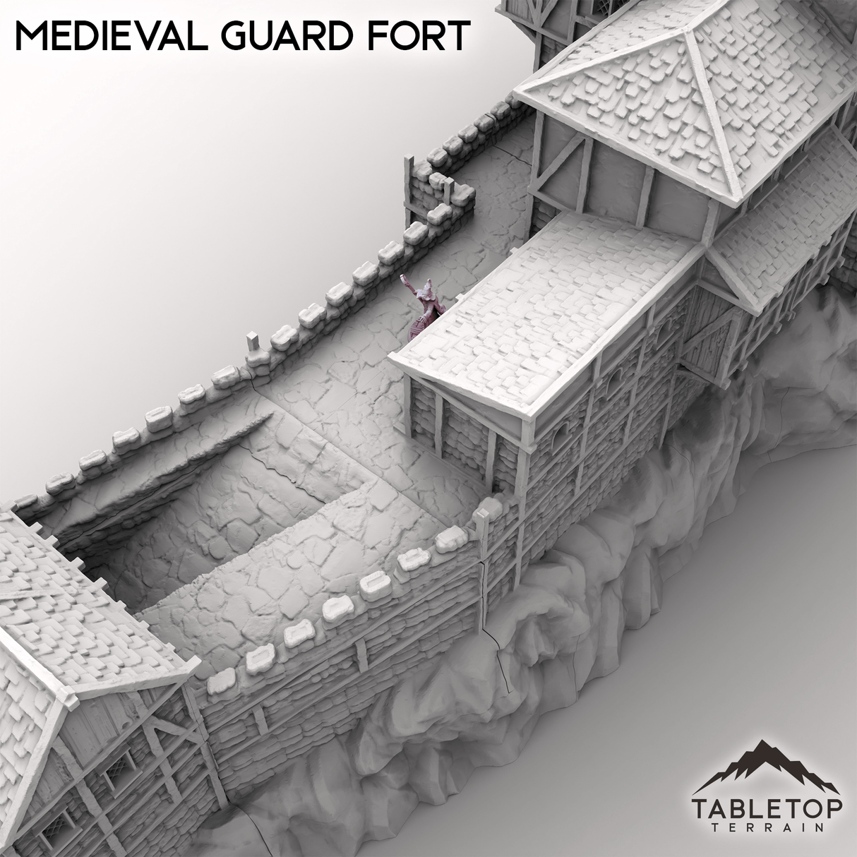 Tabletop Terrain Building Medieval Guard Fort