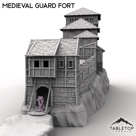Tabletop Terrain Building Medieval Guard Fort