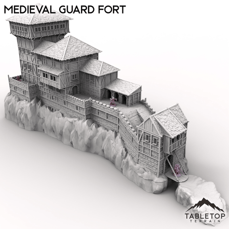 Tabletop Terrain Building Medieval Guard Fort