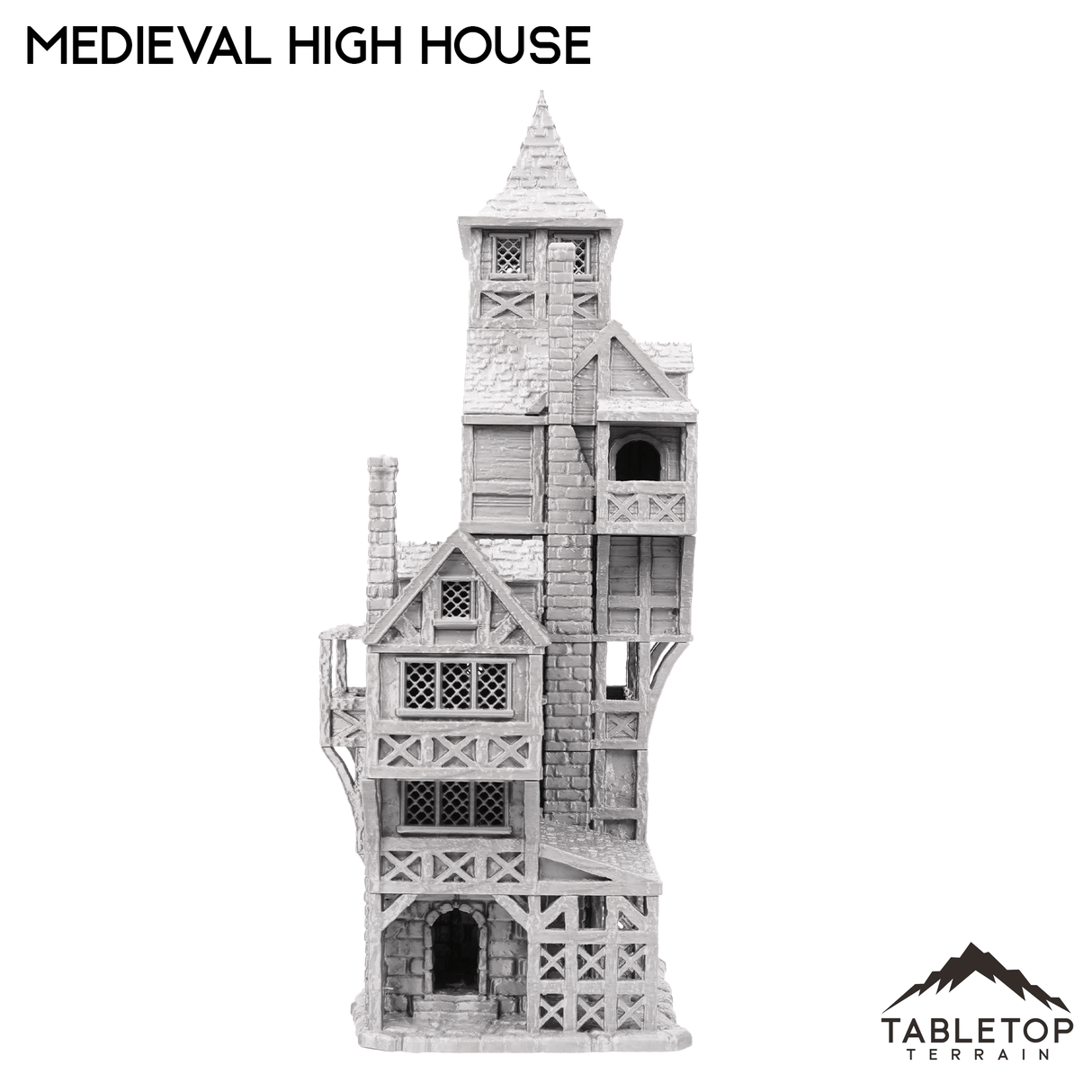 Tabletop Terrain Building Medieval High House
