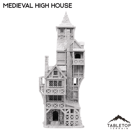 Tabletop Terrain Building Medieval High House