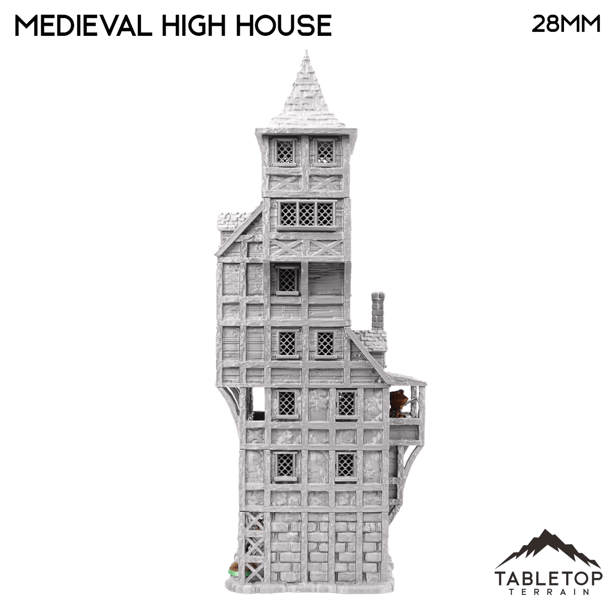 Tabletop Terrain Building Medieval High House