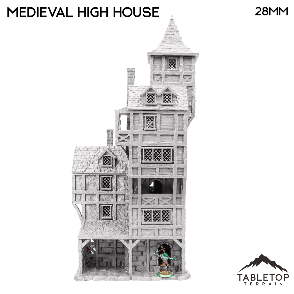 Tabletop Terrain Building Medieval High House