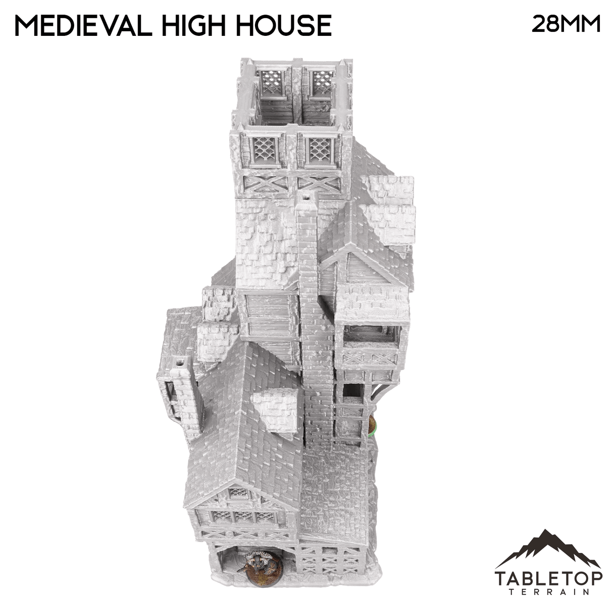 Tabletop Terrain Building Medieval High House