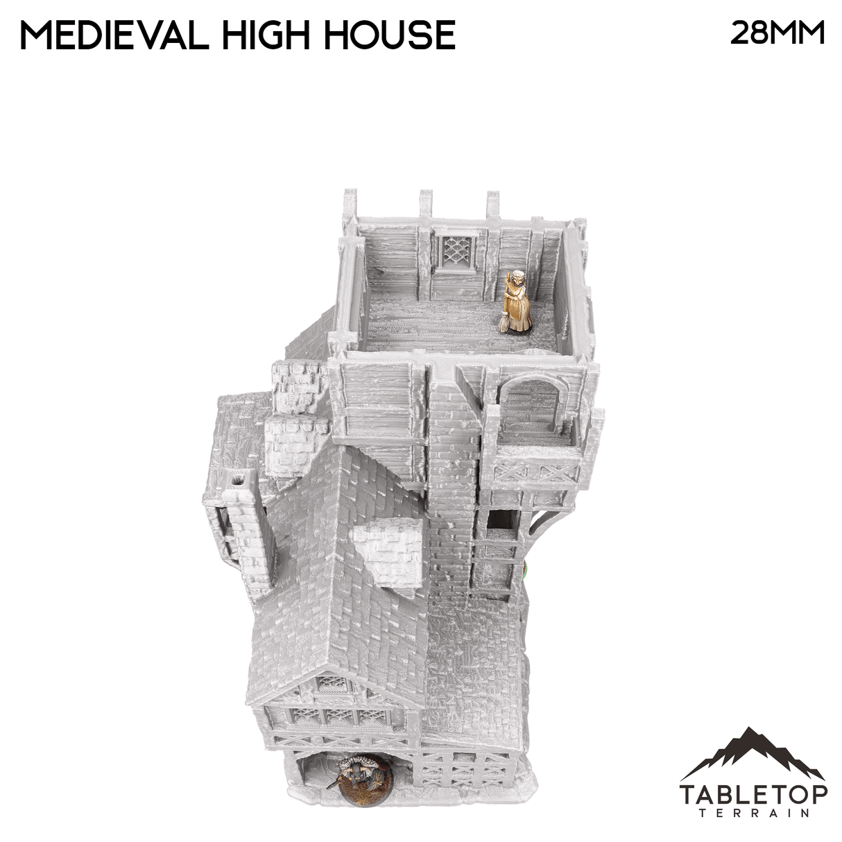 Tabletop Terrain Building Medieval High House