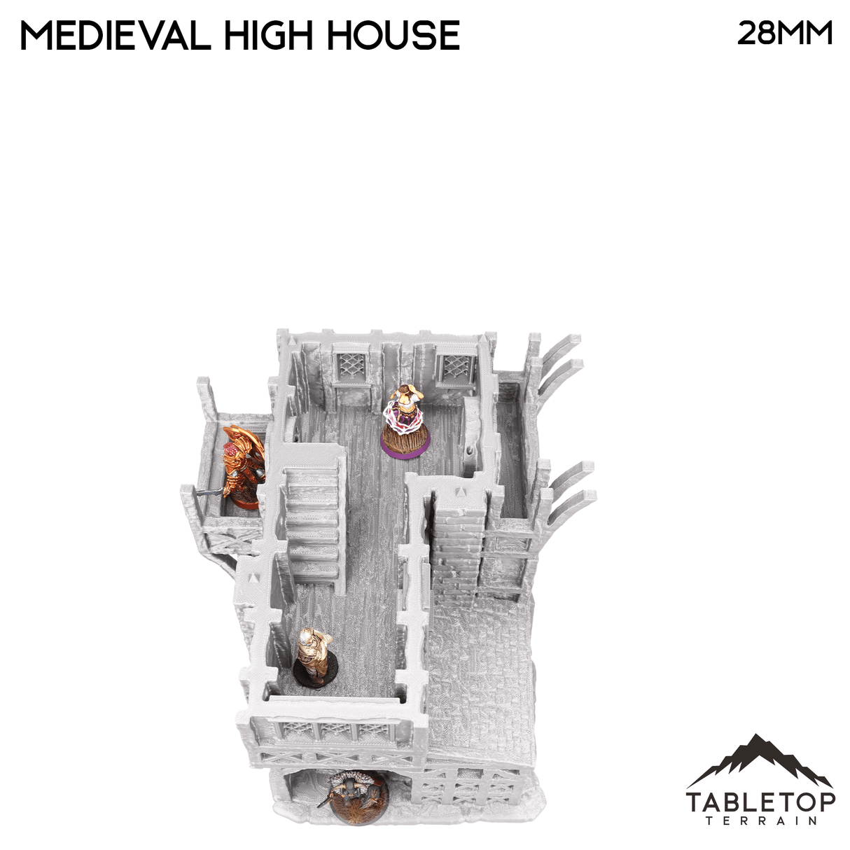 Tabletop Terrain Building Medieval High House