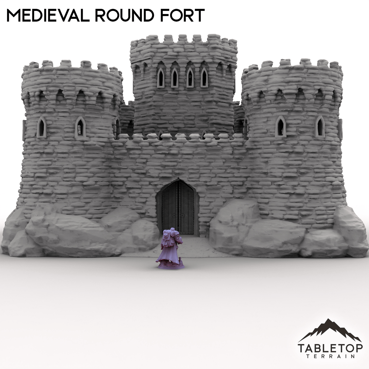 Tabletop Terrain Building Medieval Round Fort