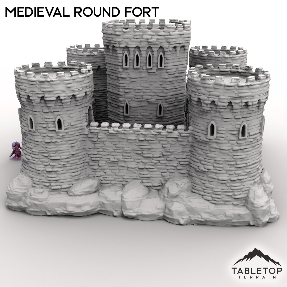 Tabletop Terrain Building Medieval Round Fort