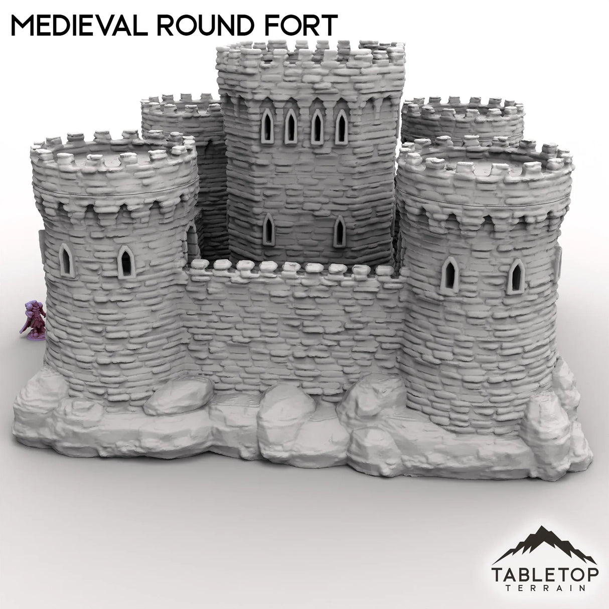 Tabletop Terrain Building Medieval Round Fort