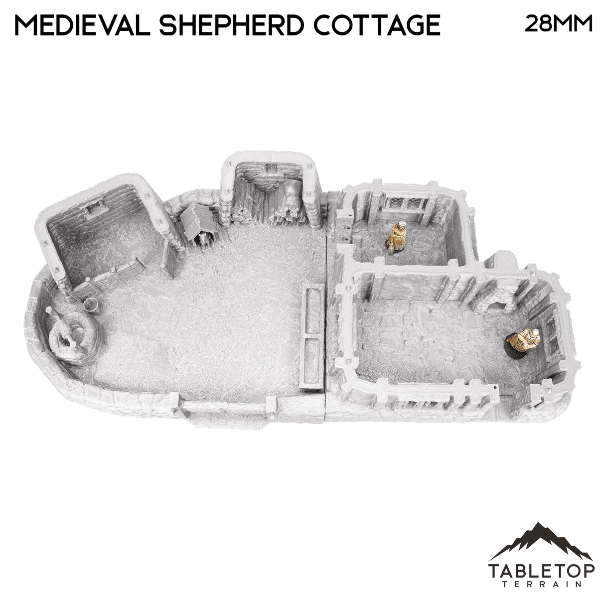Tabletop Terrain Building Medieval Shepherd Cottage