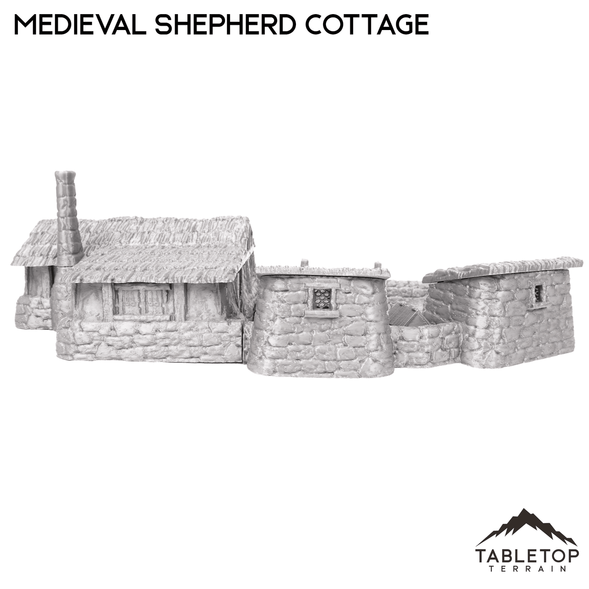 Tabletop Terrain Building Medieval Shepherd Cottage