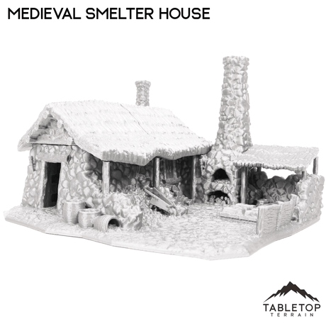 Tabletop Terrain Building Medieval Smelter House