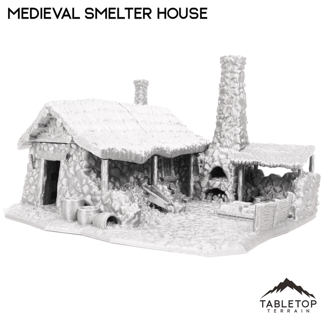Tabletop Terrain Building Medieval Smelter House